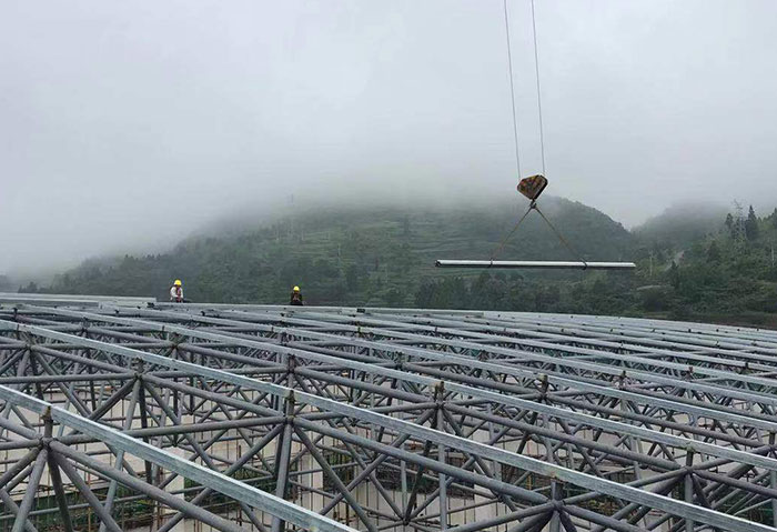 个旧网架施工